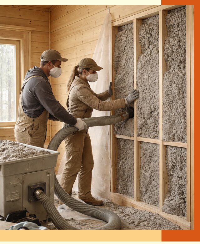 Утепление дачного дома эковатой в Новошахтинске от 1510 руб./м2 — комплексно, ТепломастерНвш