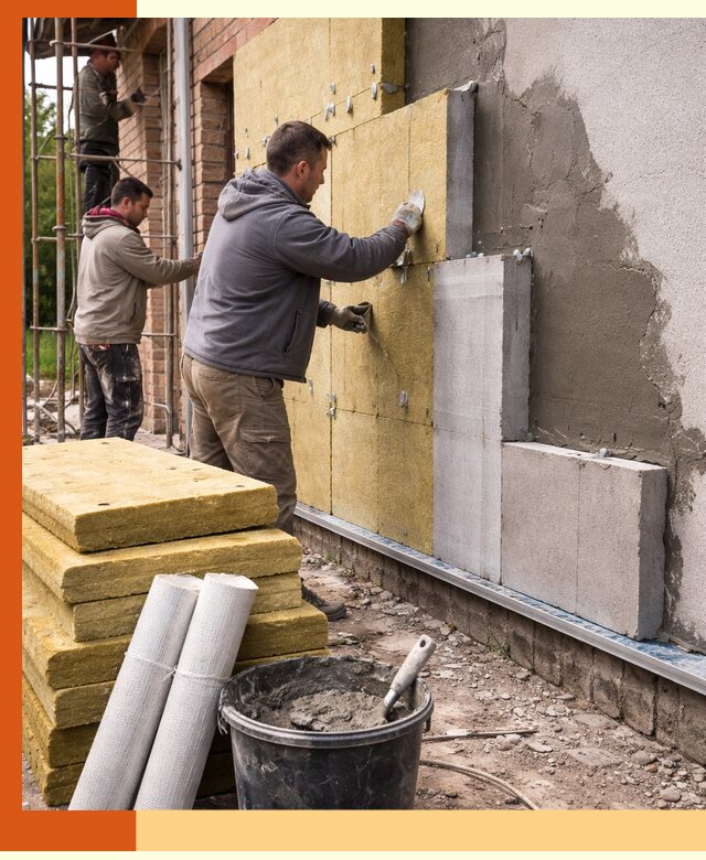 Утепление кирпичного дома под ключ в Новошахтинске