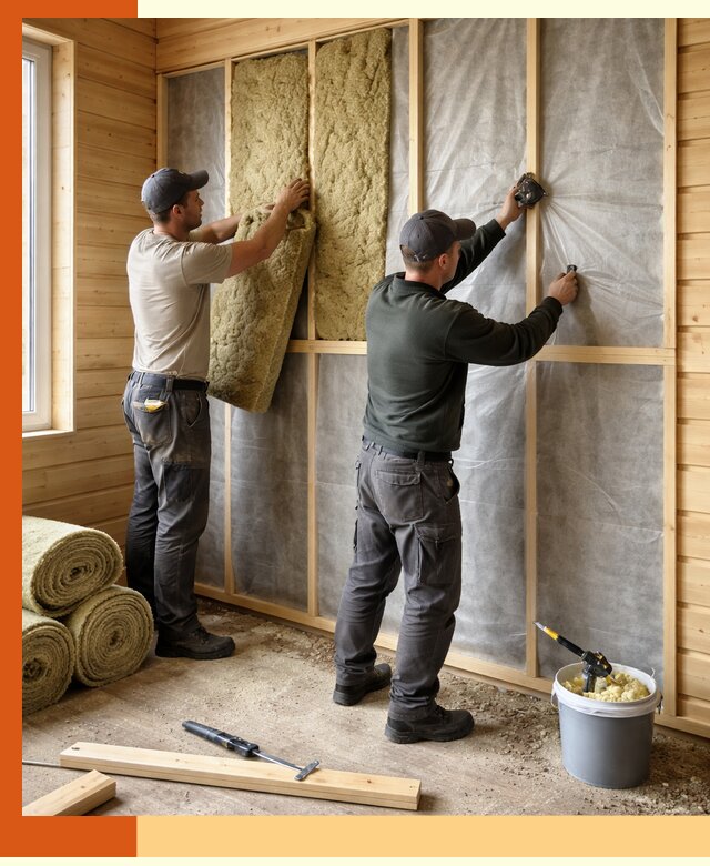 Утепление дома из минибруса в Новошахтинске: комплексные теплоизоляционные работы