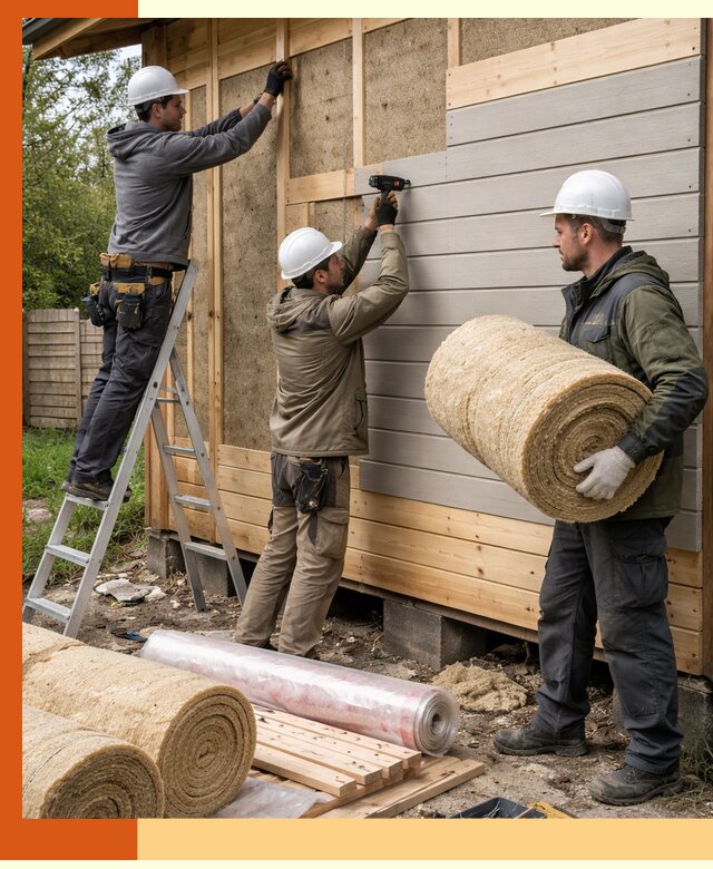 Утепление бани снаружи в Новошахтинске профессионально и надежно