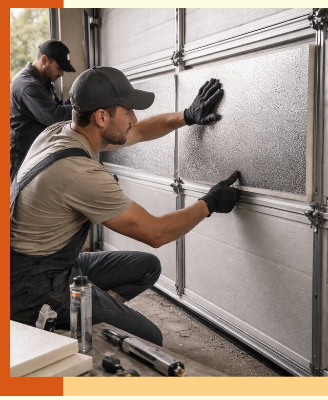 Утепление гаражных ворот в Новошахтинске качественно и надежно