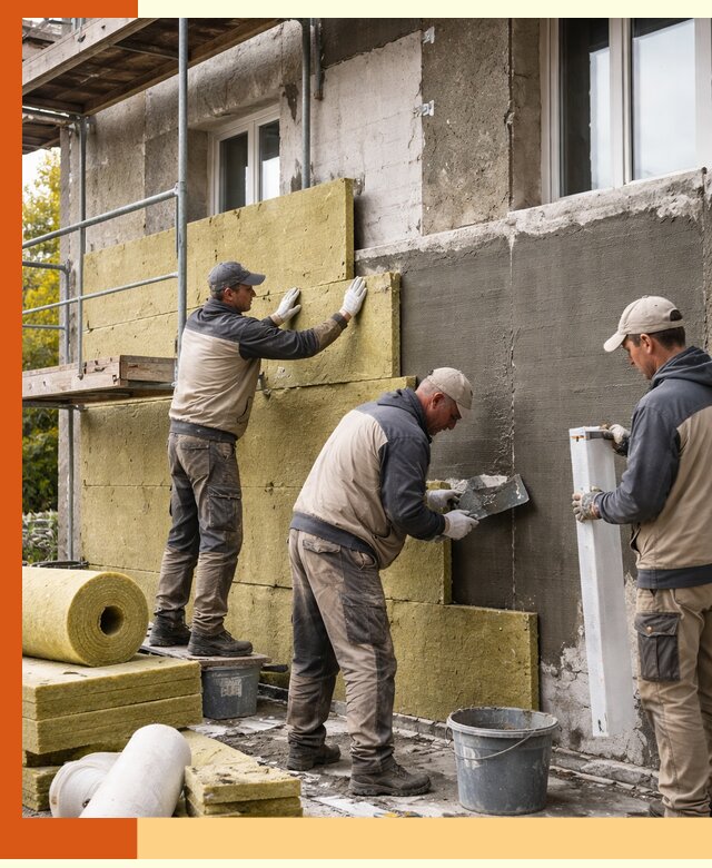 Утепление фасада зданий и домов в Новошахтинске