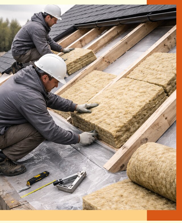 Утепление крыши в Новошахтинске от 1927 руб./м2 — комплексное утепление кровли | ТепломастерНвш