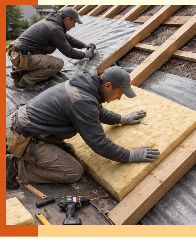 Профессиональное утепление крыши в Новошахтинске качественно и надежно