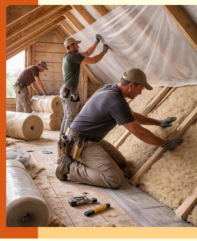 Утепление крыши изнутри в Новошахтинске: профессионально и надежно