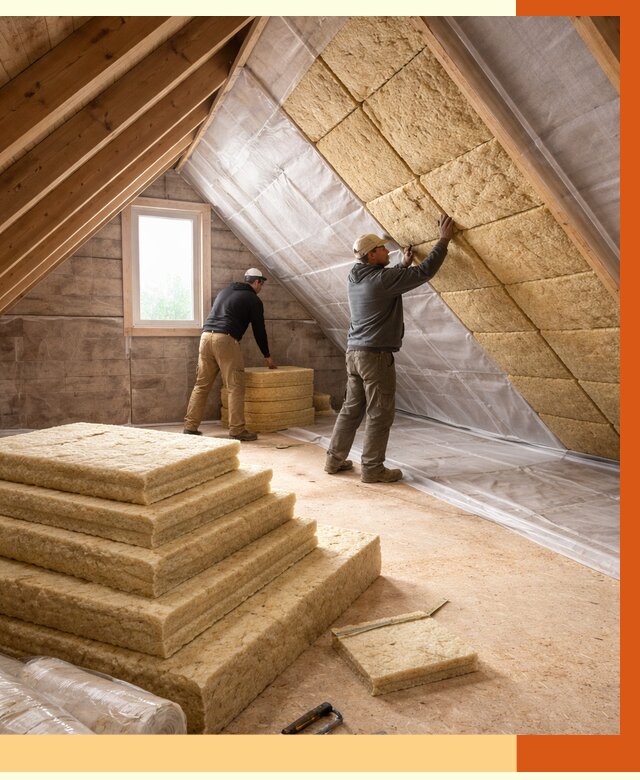 Утепление мансарды в Новошахтинске от 2604 руб/м2 — комплексно и под ключ | ТепломастерНвш