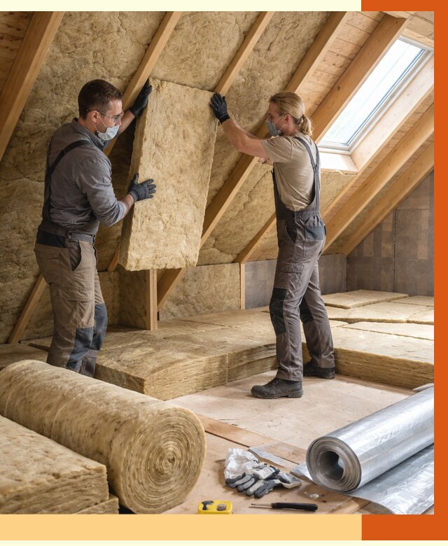 Утепление мансарды минватой в Новошахтинске от 4375 руб./м2 — монтаж и пароизоляция | ТепломастерНвш