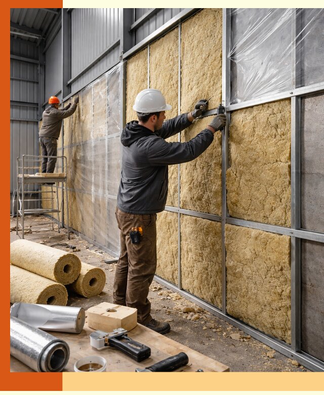 Утепление ангара в Новошахтинске — профессиональная теплоизоляция помещений