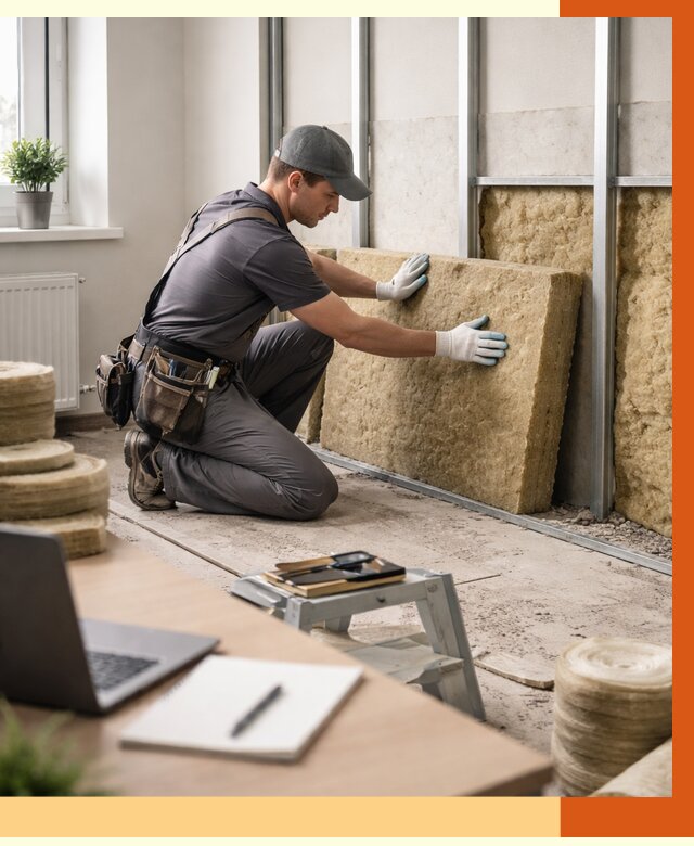 Утепление офиса в Новошахтинске от 4687 руб/м2 — комплексное утепление офиса под ключ | ТепломастерНвш