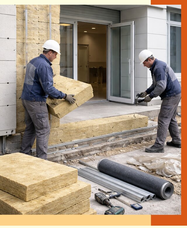 Утепление медицинского центра в Новошахтинске под ключ от 13020 руб./м² | ТепломастерНвш