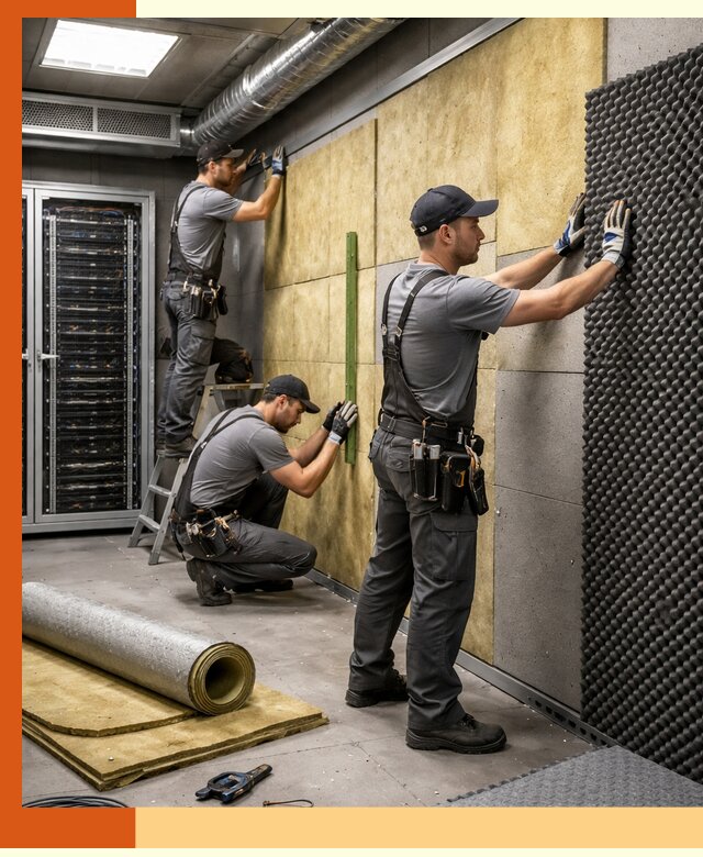 Утепление серверной комнаты профессионально в Новошахтинске