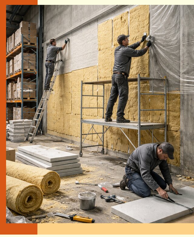 Утепление холодного склада под ключ в Новошахтинске