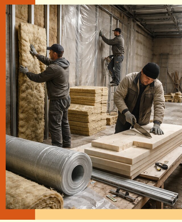 Утепление торгового склада в Новошахтинске с энергоэффективными решениями