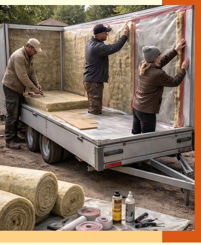 Утепление прицепа в Новошахтинске под ключ от 13020 руб. — комплекс от ТепломастерНвш