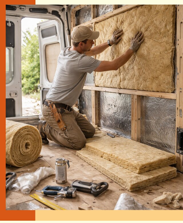 Утепление кемпера под ключ в Новошахтинске с гарантией качества