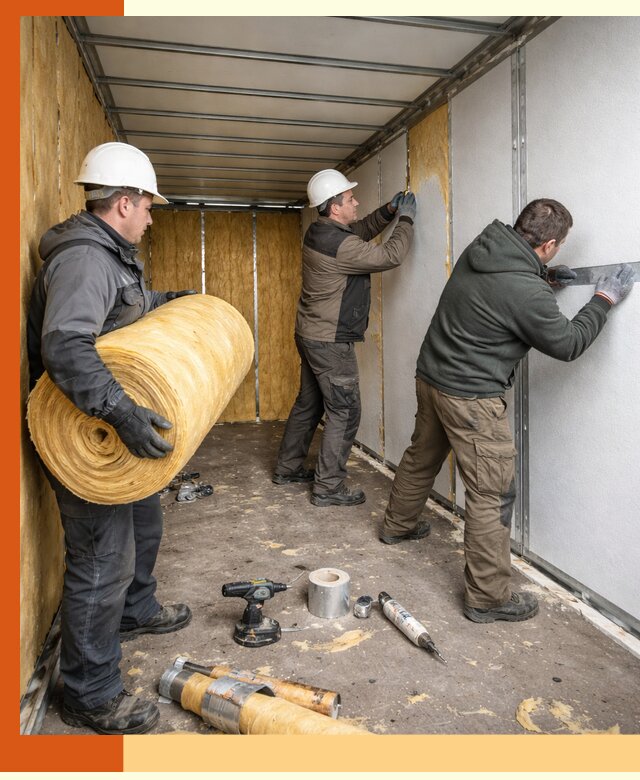 Утепление рефрижераторного контейнера в Новошахтинске профессионально и надежно