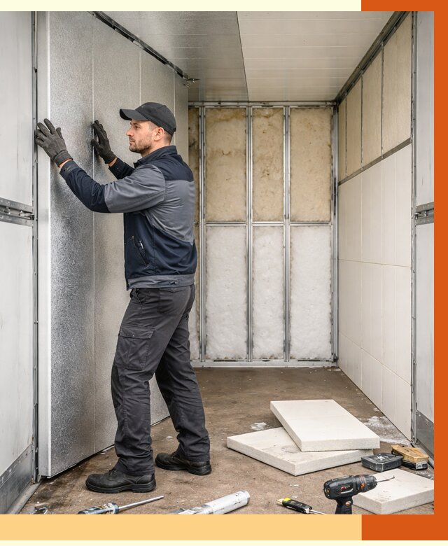 Утепление холодильного кузова в Новошахтинске от 14062 руб. под ключ | ТепломастерНвш