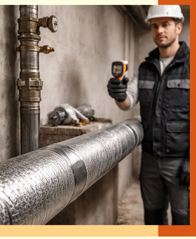 Утепление труб водоснабжения в Новошахтинске от 8854 руб. за м² — услуги ТепломастерНвш