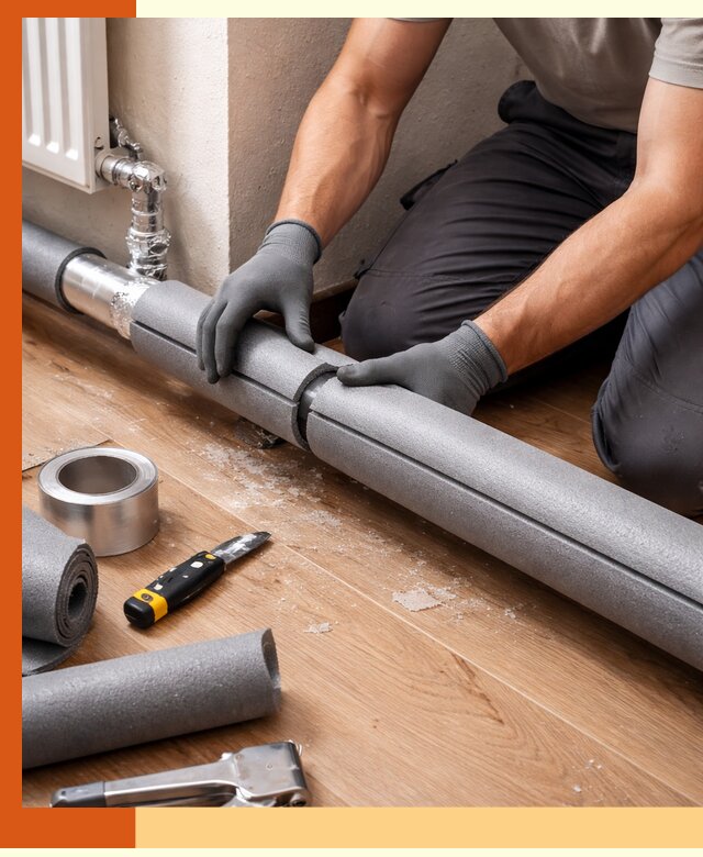 Утепление труб отопления в Новошахтинске: теплоизоляция и защита сети