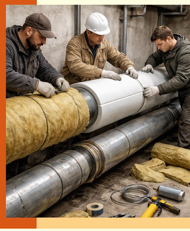 Утепление трубопровода в Новошахтинске с гарантией энергоэффективности