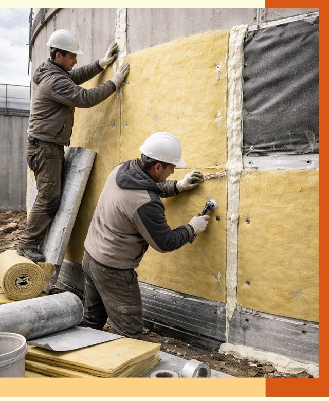 Утепление резервуара в Новошахтинске от 28644 руб/м2 — монтаж ППУ и комплекс под ключ | ТепломастерНвш