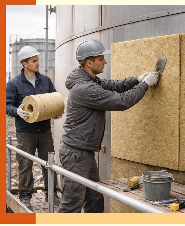 Профессиональное утепление резервуара и теплоизоляция в Новошахтинске