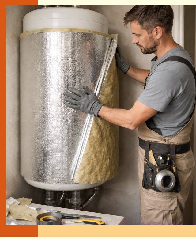 Утепление бойлера в Новошахтинске для снижения теплопотерь и экономии энергии