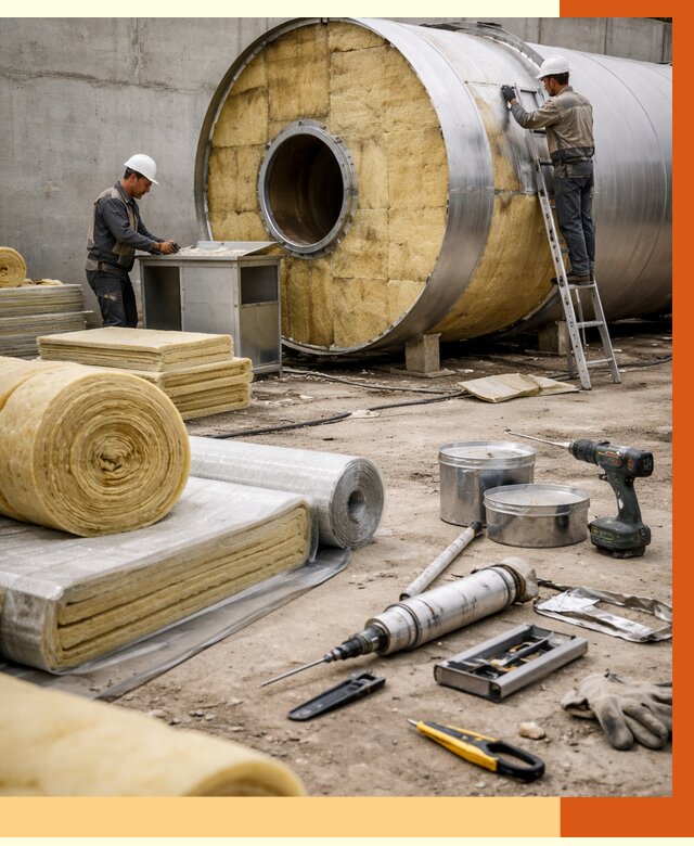 Утепление резервуара с топливом в Новошахтинске от 28644 руб. под ключ | ТепломастерНвш