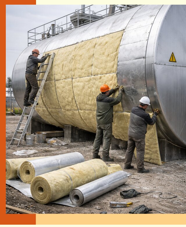 Утепление резервуаров с топливом в Новошахтинске надежно и экономично