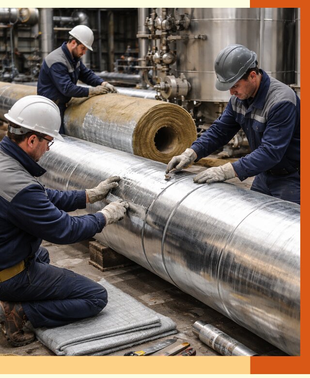 Утепление технологического оборудования в Новошахтинске от 4375 руб. за м2 | ТепломастерНвш