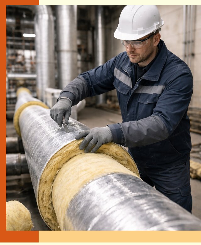 Утепление технологического оборудования и заводских установок в Новошахтинске