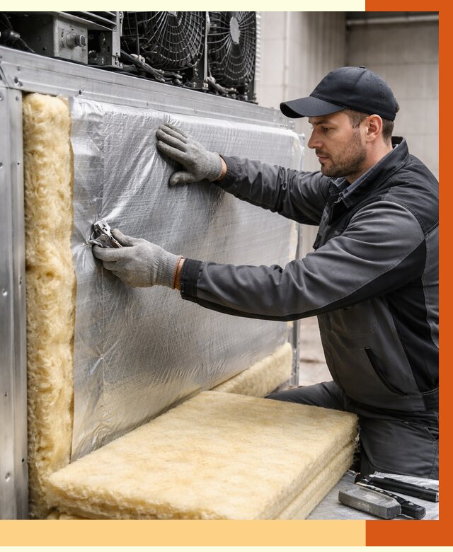 Утепление холодильного агрегата в Новошахтинске от 8854 руб. под ключ | ТепломастерНвш