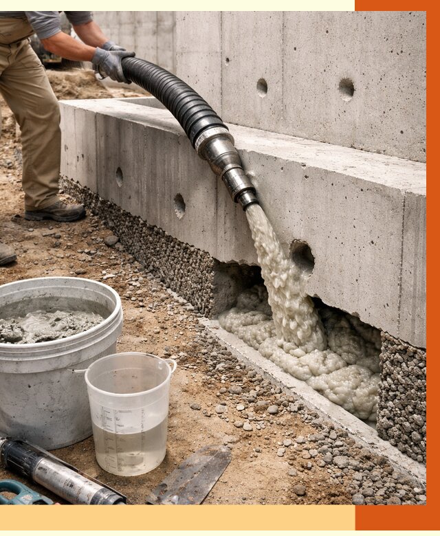 Заполнение полостей фундамента в Новошахтинске от 7083 руб. под ключ | ТепломастерНвш