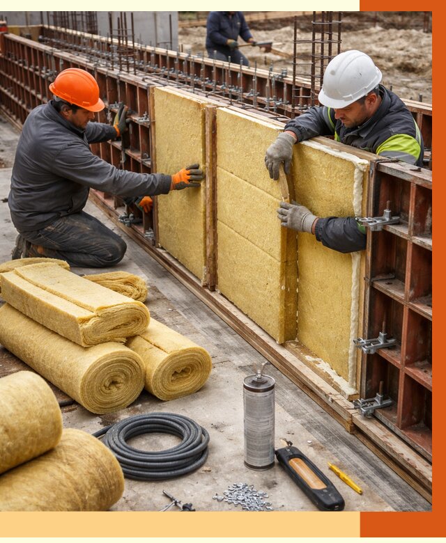 Теплоизоляция опалубки в Новошахтинске от 7500 руб. за м2 — услуги и монтаж | ТепломастерНвш