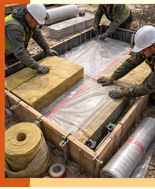 Теплоизоляция опалубки для строительства в Новошахтинске