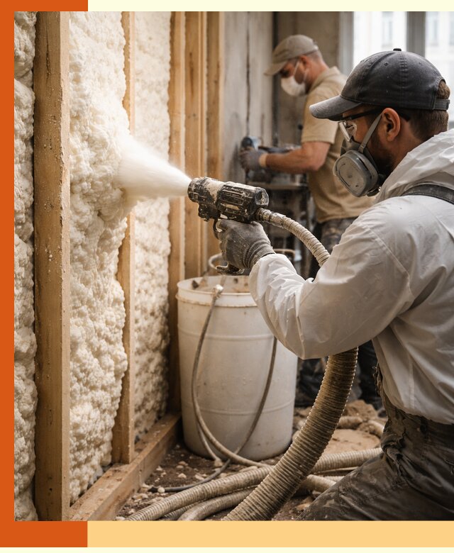 Утепление пеноизолом жилых и коммерческих объектов в Новошахтинске