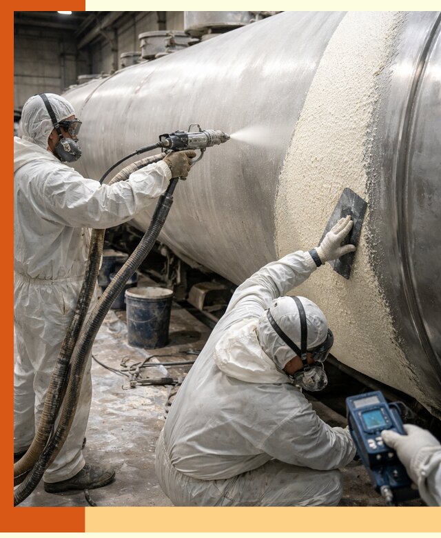 Утепление автоцистерн жидкой теплоизоляцией в Новошахтинске