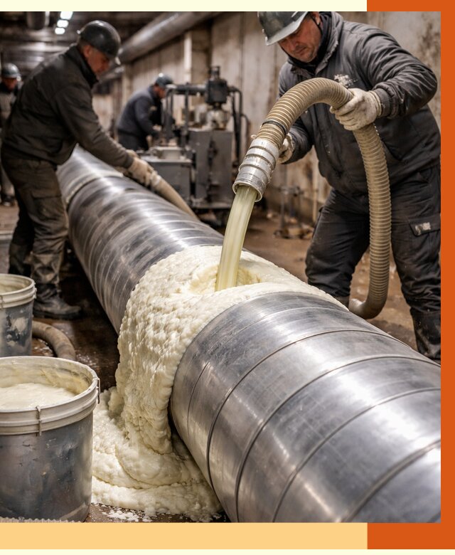 Утепление теплотрассы жидкой теплоизоляцией в Новошахтинске от 4375 руб. | ТепломастерНвш