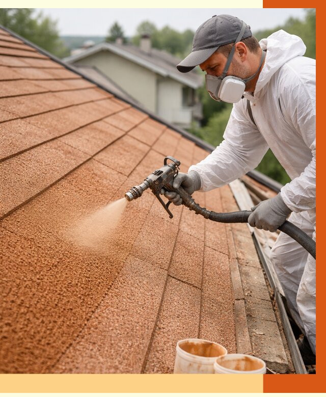 Утепление кровли жидкой пробкой в Новошахтинске от 2812 руб./м² под ключ | ТепломастерНвш