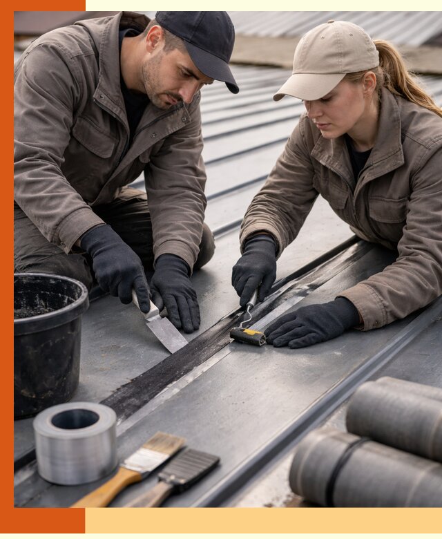 Гидроизоляция фальцевой кровли в Новошахтинске качественно и надежно