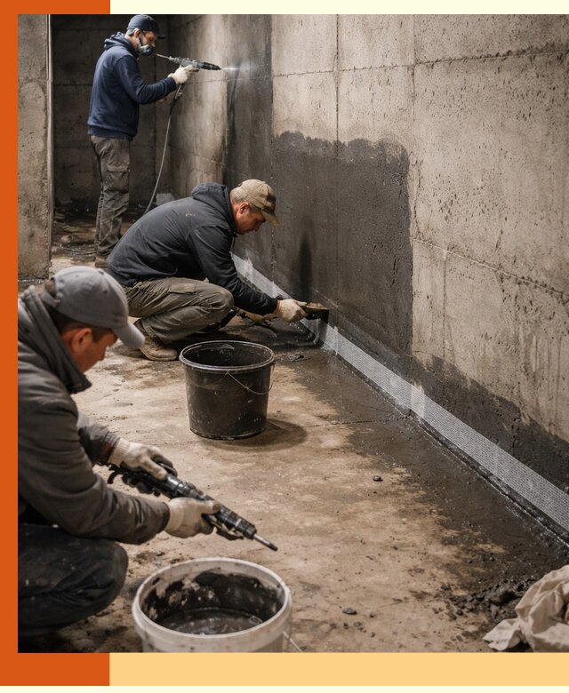 Гидроизоляция подвала в Новошахтинске — комплексная защита от влаги