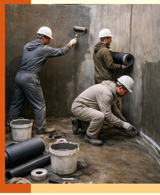 Гидроизоляция резервуара профессионально в Новошахтинске