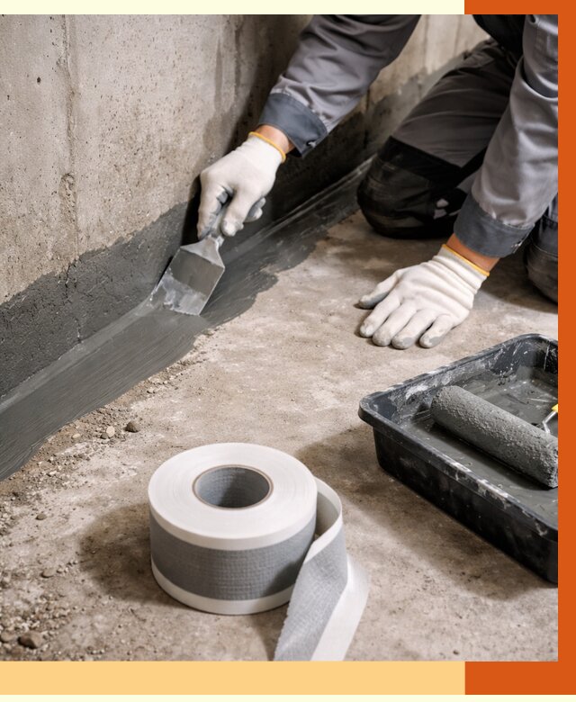 Гидроизоляция швов и герметизация стыков в Новошахтинске от 1302 руб. | ТепломастерНвш