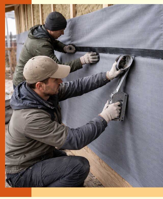 Монтаж ветроизоляции зданий и конструкций в Новошахтинске