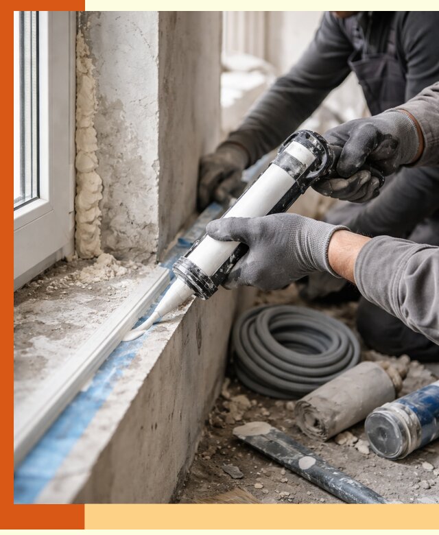 Герметизация стыков и примыканий зданий в Новошахтинске