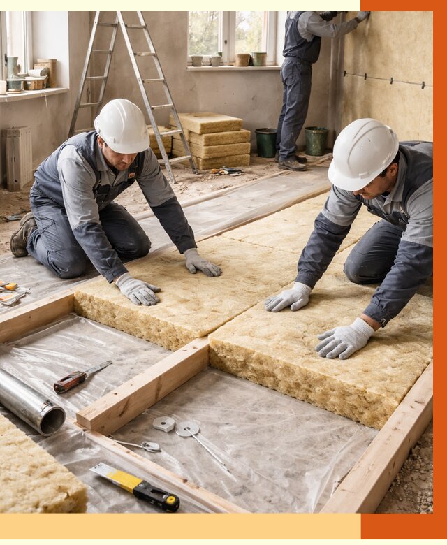 Восстановление теплоизоляции в Новошахтинске от 8854 руб. — ремонт утепления под ключ | ТепломастерНвш