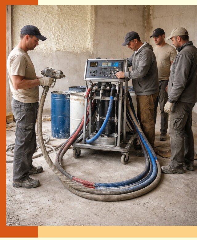 Аренда установки для напыления ППУ в Новошахтинске на выгодных условиях